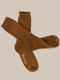 Unbound Roll-Top Terry Lined Alpaca Socks showing inside