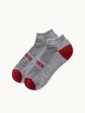 All-Terrain Sport Alpaca Ankle Socks in red