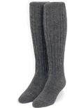 Second to None - Thick Alpaca Wool Boot Socks - Front View.