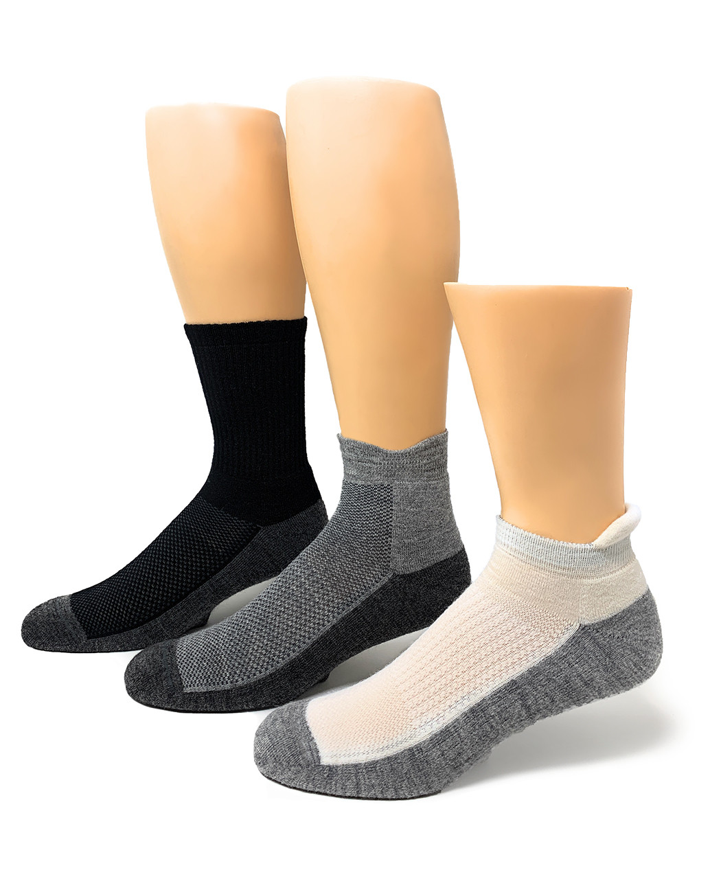 Women's Cushioned Athletic Cotton Socks Quarter High Length Women