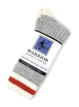 Varsity Red Stripe Alpaca Crew Socks for Kids of Every Age - Package.
