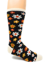 Flower Power Alpaca Socks Side