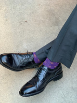 Diamond District Baby Alpaca Wool Boardroom Sock
On business man with dress shoes.
