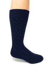 Two-tone Texture Socks Best Alpaca Wool Socks for Men
Side