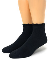 Streetstyle Jagged Edge Anklet Alpaca Socks - Black
Toe