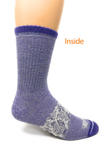 All Purpose Cushioned Alpaca Crew Socks  Inside