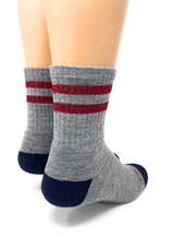 Warrior Alpaca Socks Retro Athletic Quarter Crew Alpaca Socks
Heel