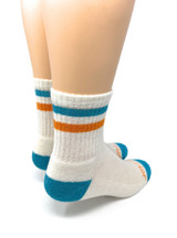 Warrior Alpaca Socks Retro Athletic Quarter Crew Alpaca Socks