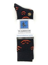 Jack O' Lantern Alpaca Crew Socks in Package.