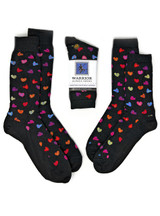Cupid's Candy Hearts Alpaca Socks for Couples  2-Pack, Flat.