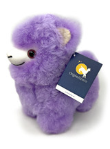Fluffy Anime Alpaca Fur Plushie - Purple by OriginAlpaca.