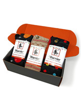 Festive Brights Alpaca Sock Box with three colorful holiday socks displayed in gift box