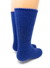 Kids All Day Alpaca Crew Socks, Blue, Back