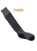 Adventure Checkered Alpaca Over-the-calf Socks, Inside
