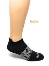 All-Purpose All-Season Alpaca Ankle Socks inside of the socks.