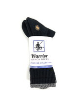 All Purpose Cushioned Alpaca Mid-Crew Socks - Comfort Collection in Black - in Packaging.