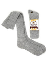 Vintage Knee High Alpaca Tube Socks flat and package.