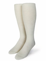 Vintage Knee High Alpaca Tube Socks - Front.