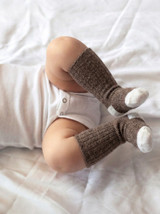 Infant & Toddler Colorblock Everyday Ribbed Alpaca Socks Dye-Free on toddler