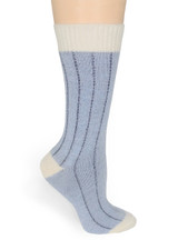 Colorblock Sleep Alpaca Crew Socks Side
