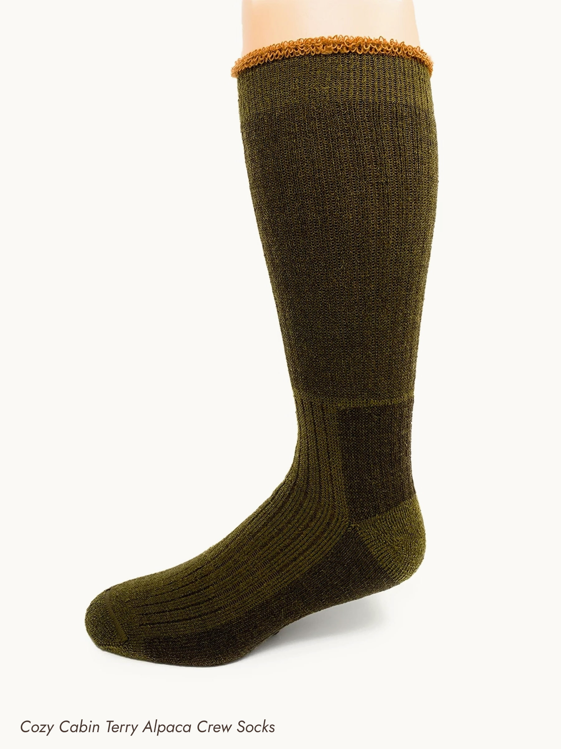 Cozy Cabin Alpaca Sock Gift Box - Cozy Cabin Terry Alpaca Crew Socks