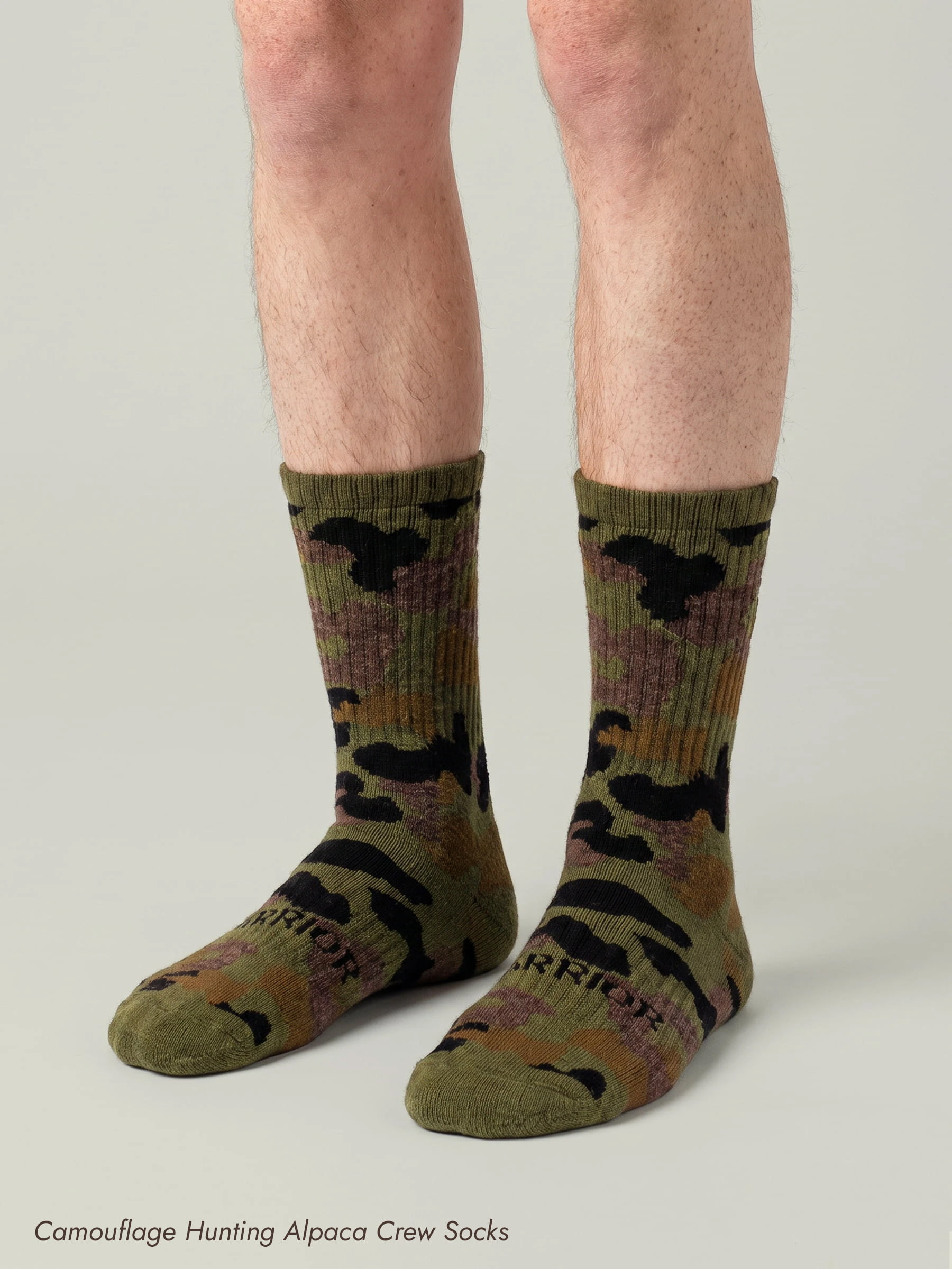 Outdoorsman Alpaca Sock Gift Box - Camouflage Hunting Alpaca Crew Socks