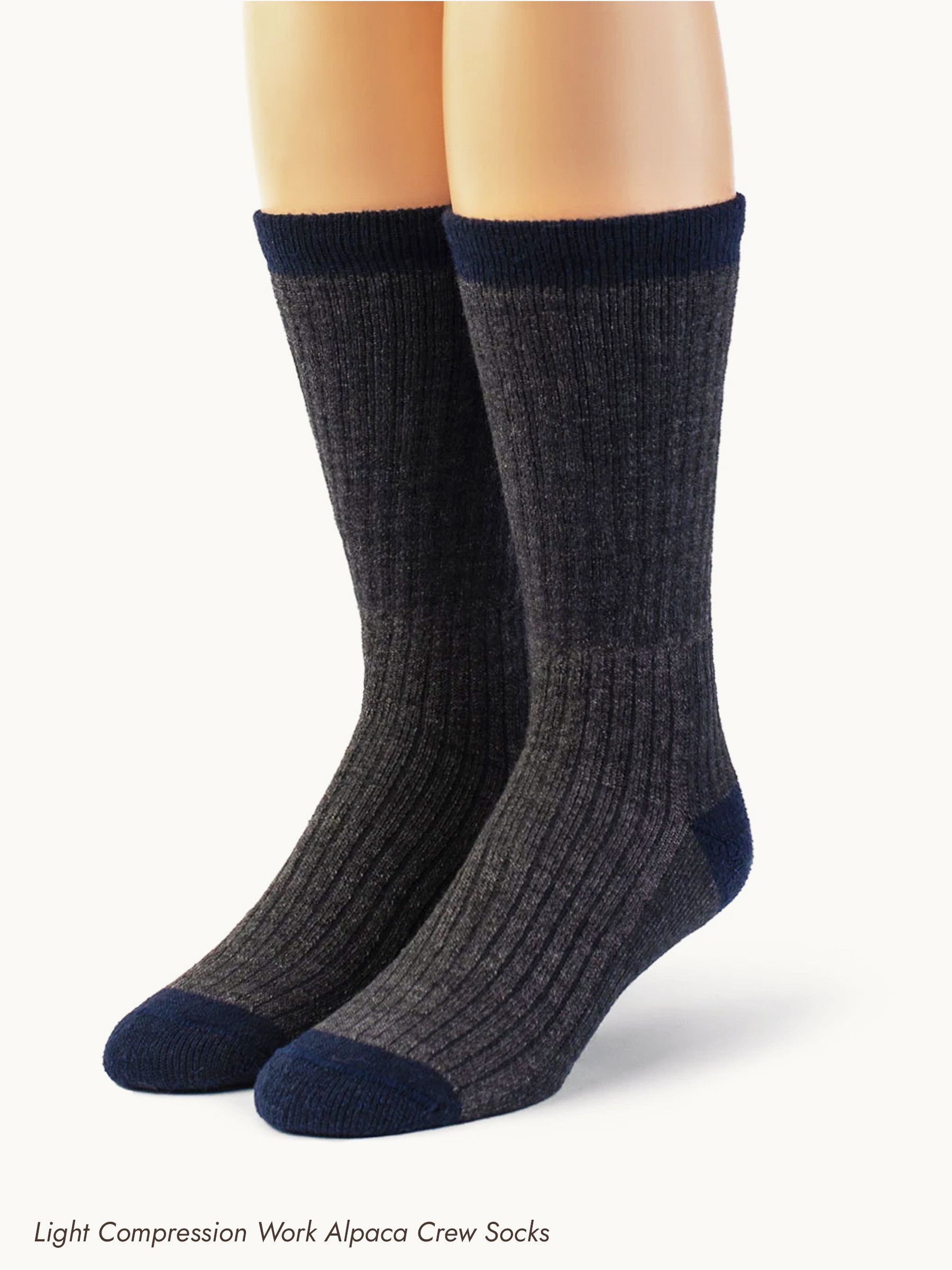 Weekend Warrior™ Alpaca Sock Box - Light Compression Work Alpaca Crew Socks