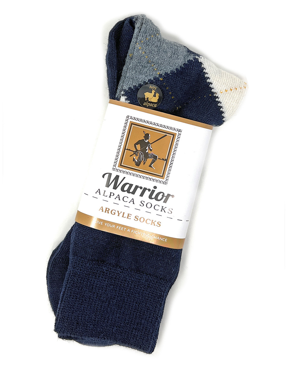 Classic Argyle Alpaca Crew Socks, Package.