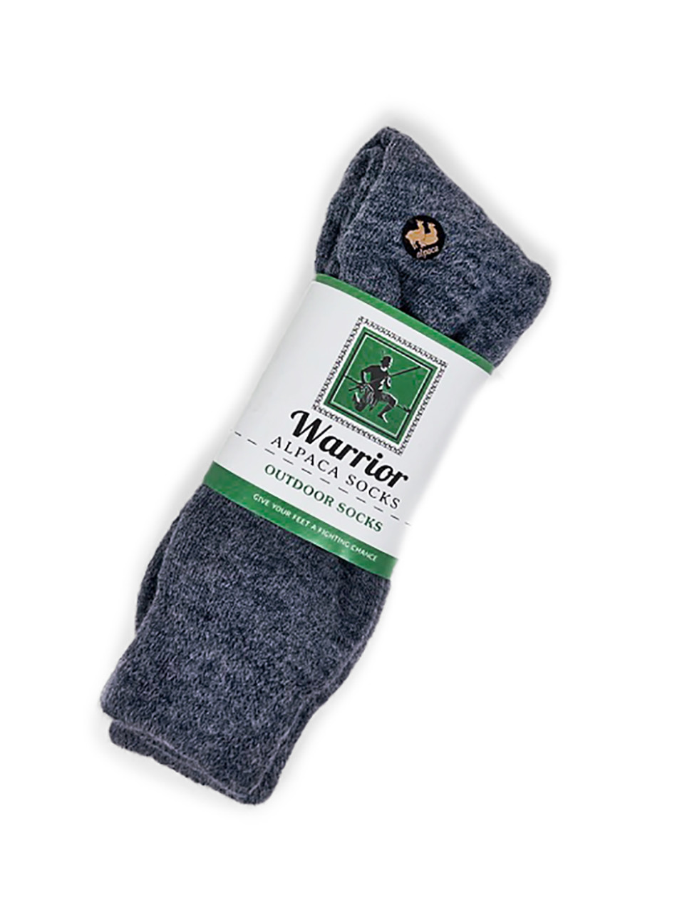 Outdoor Terry Lined Alpaca Crew Socks- Package.