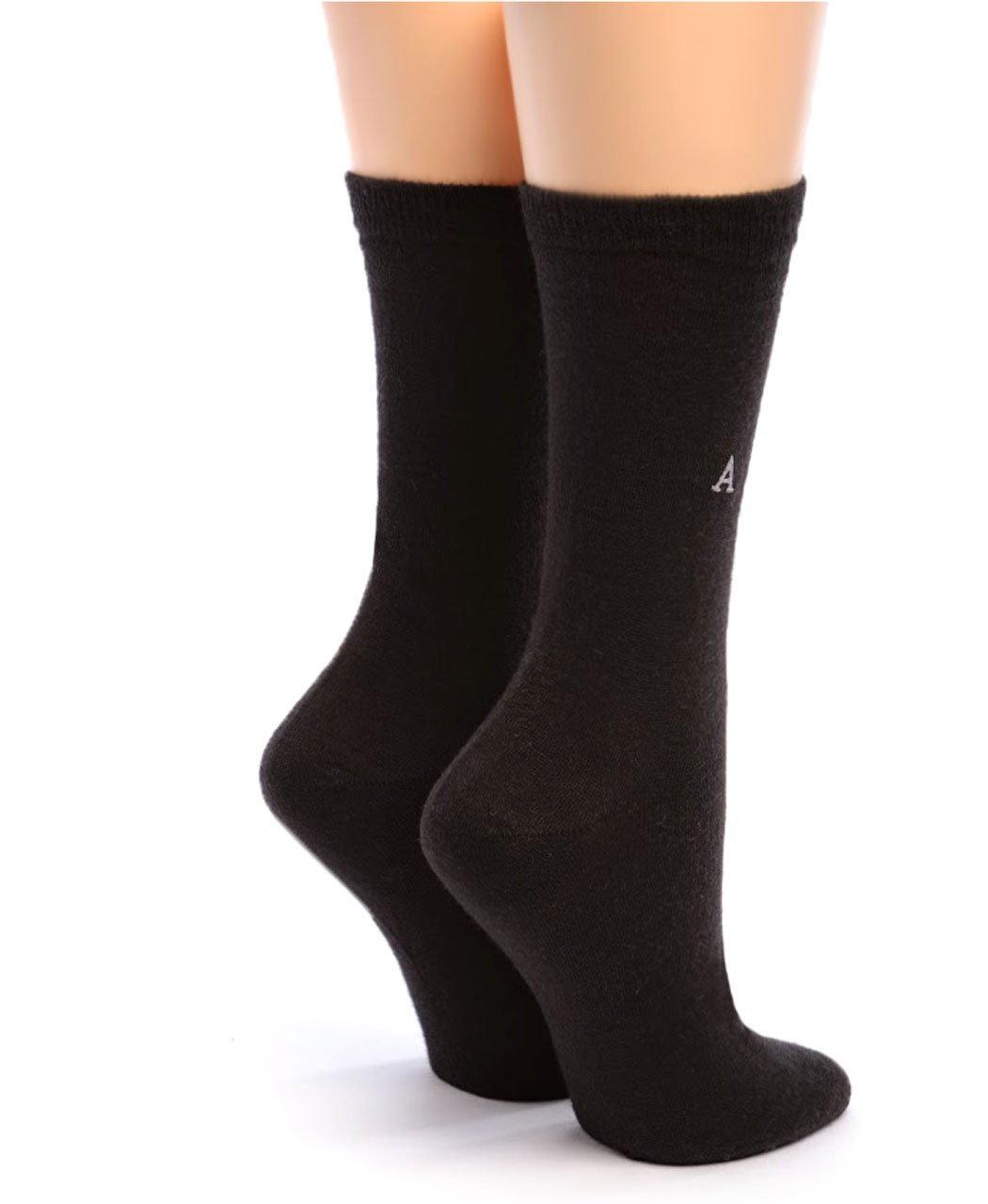 Women's Trouser Alpaca Wool Socks Back View.