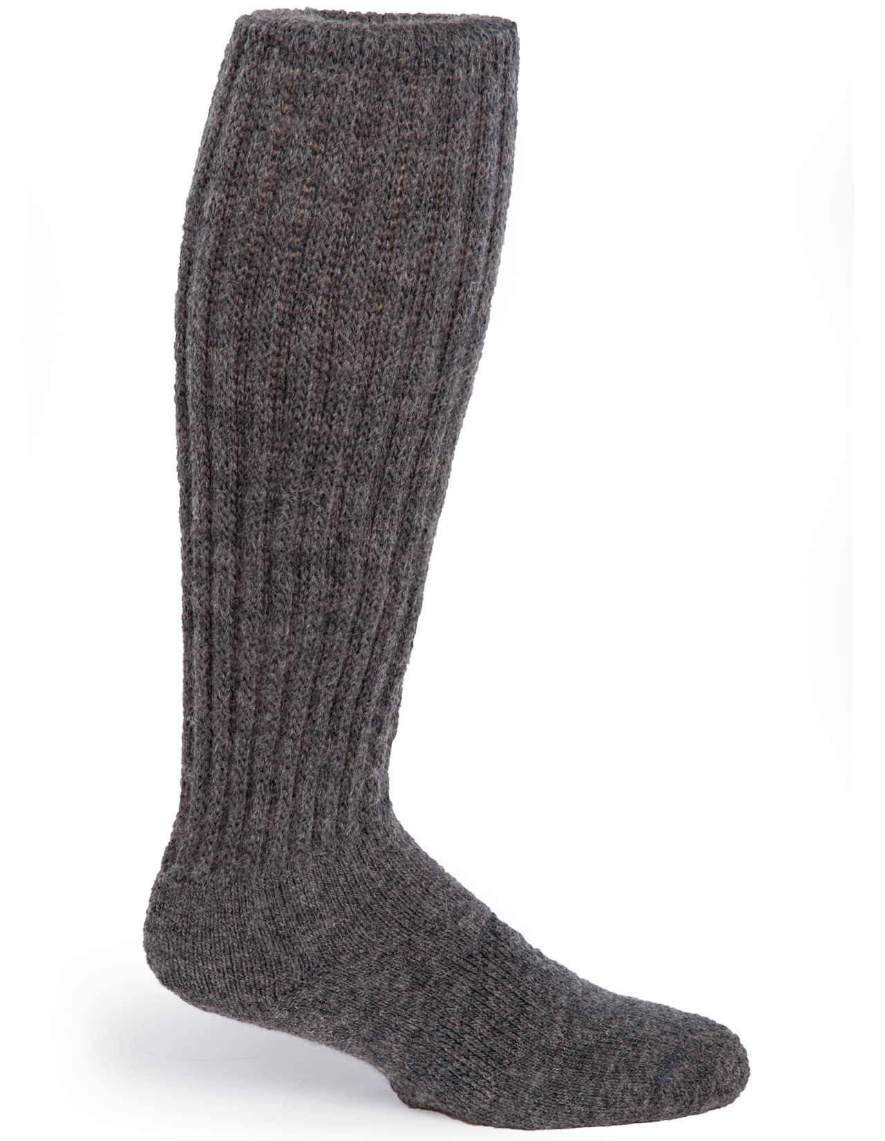 Second to None - Thick Alpaca Wool Boot Socks - Side View.