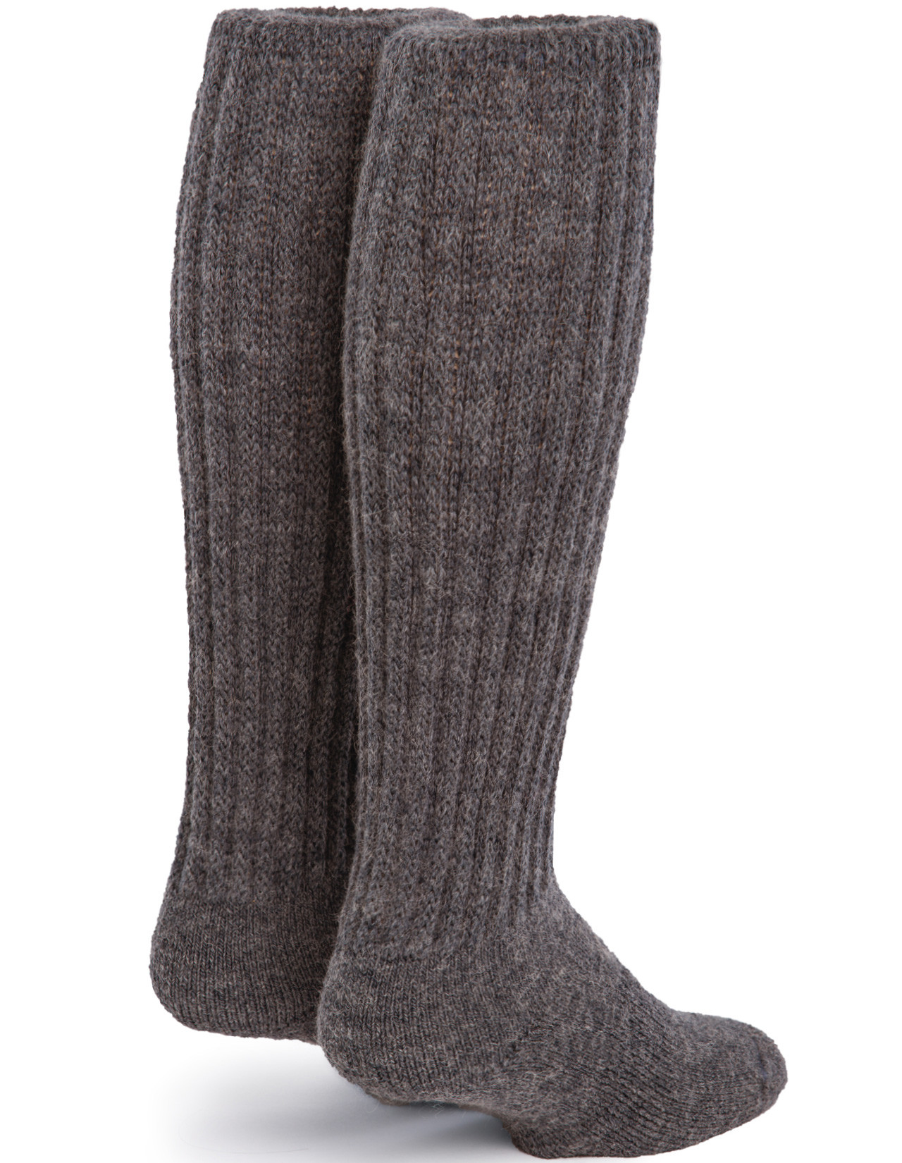 Second to None - Thick Alpaca Wool Boot Socks - Back View.