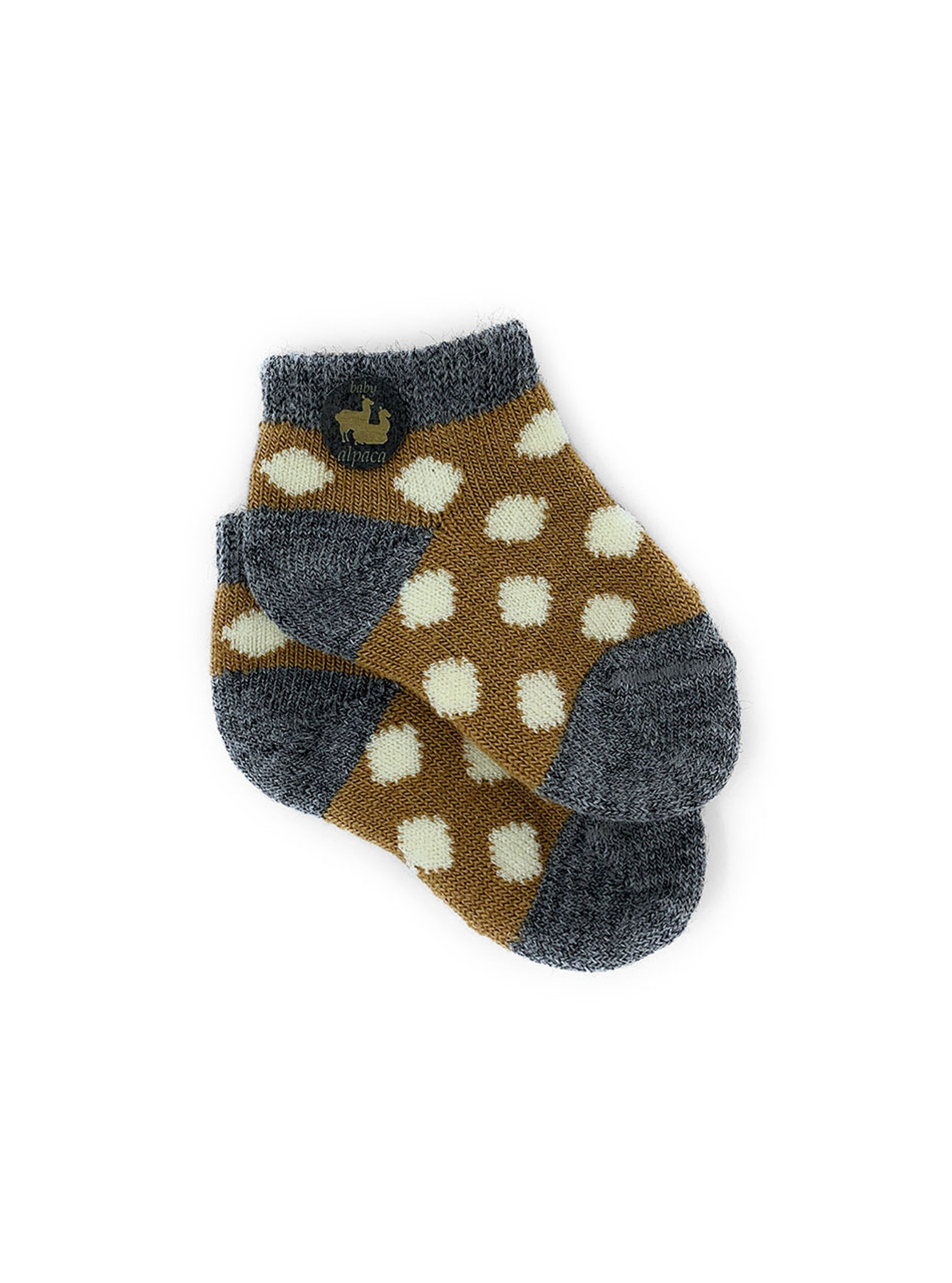 brown infant socks