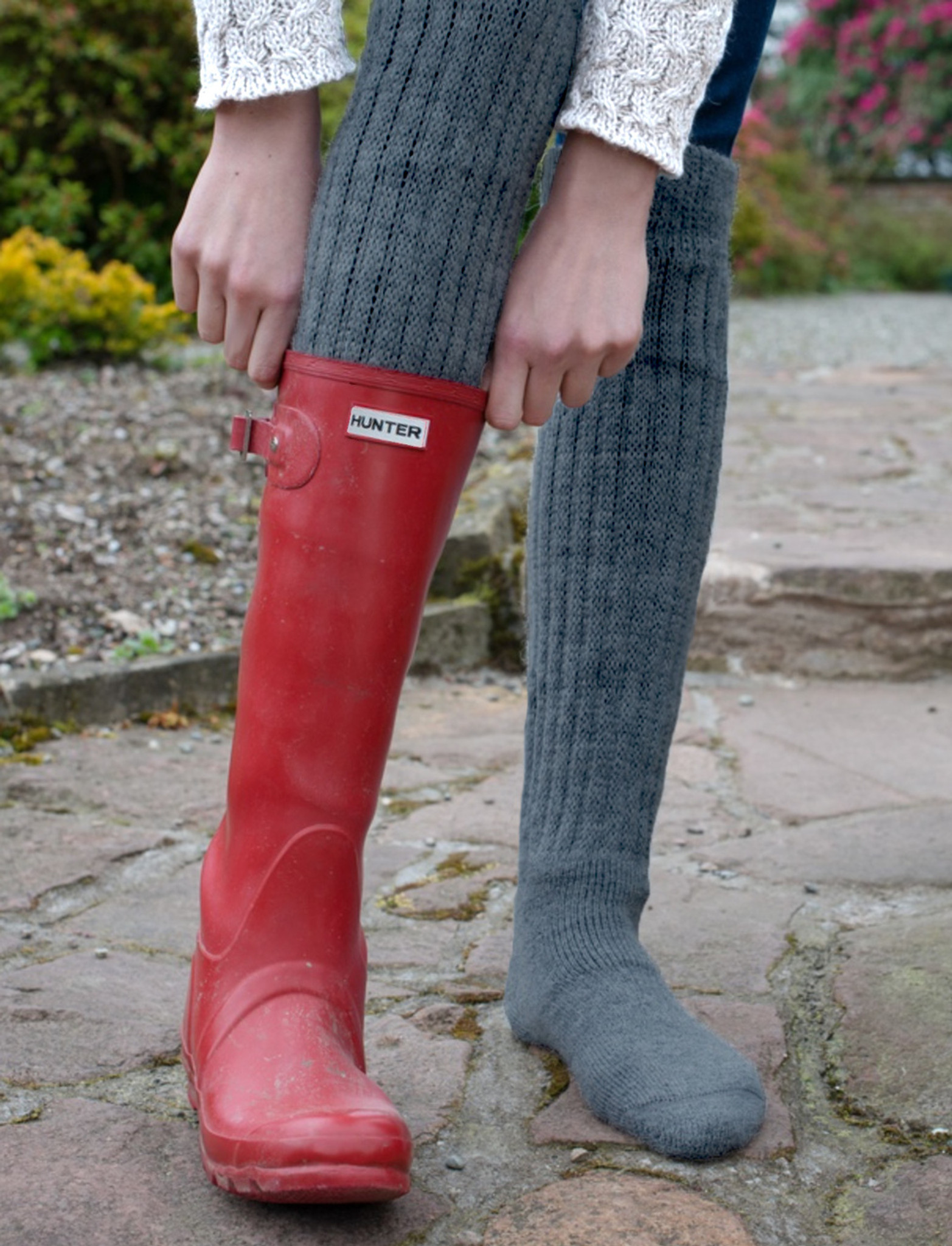 thick knee high boot socks