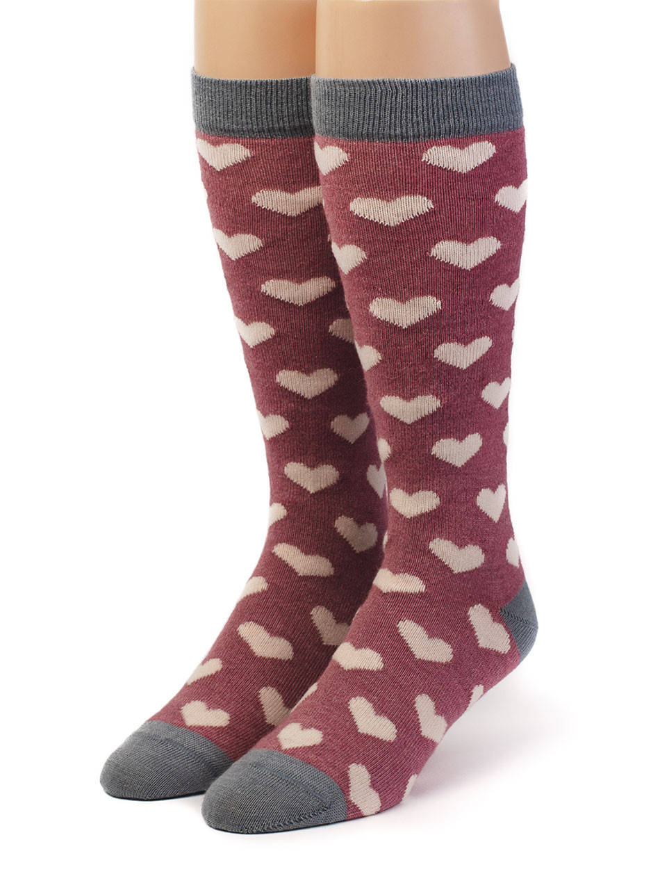 Breton Striped Women's Baby Alpaca & Bamboo Bootie / Dress Socks