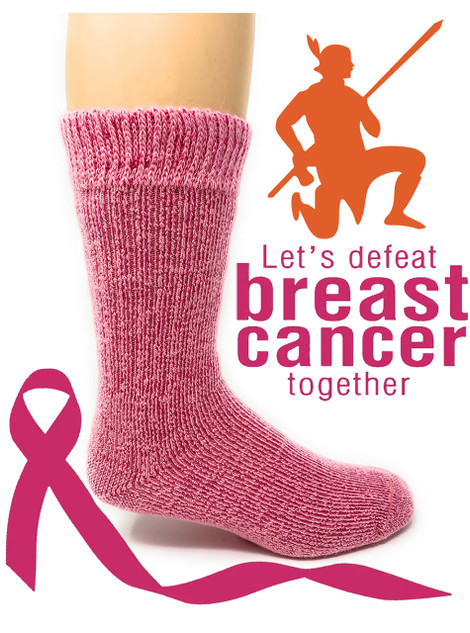 Toasty Toes Comfort Band Crew - Ultimate Alpaca Socks® - Breast Cancer Awareness
Limited Edition Info