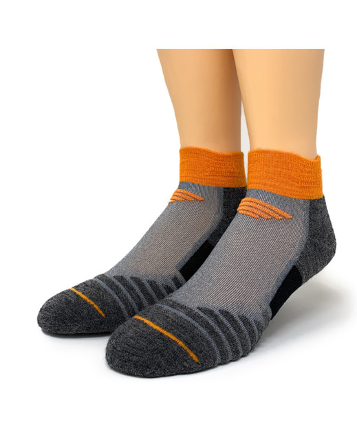 Spirit-Stride Technical Quarter Ankle Crew Alpaca Wool Socks for Running & More
Toe