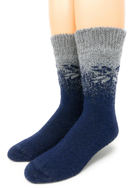 Toasty Toes - Ultimate Alpaca Socks - Non-Skid Grippy Sox Front.