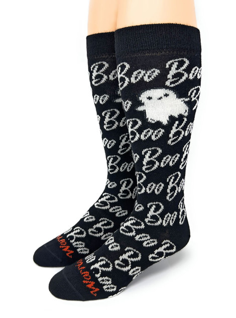 Ghostly Boos Halloween Alpaca Socks - Main Image.