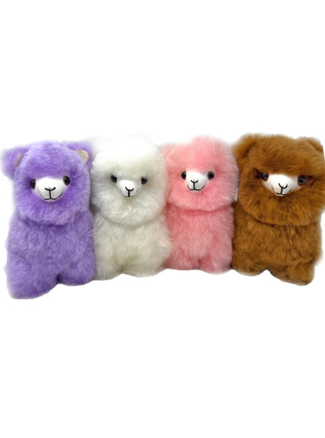 Fluffy Anime Alpaca Fur Plushie - Ethical Alpaca Fur, Main Image.