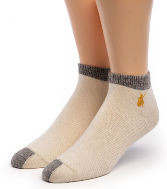 Lightweight Everyday Alpaca Cotton Mini-Crew Socks
- Front.