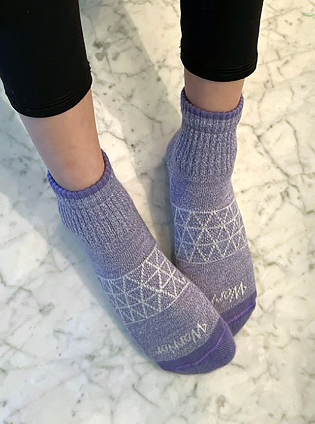 Alpaca Wool Blend Sock - Old Rose main image 1