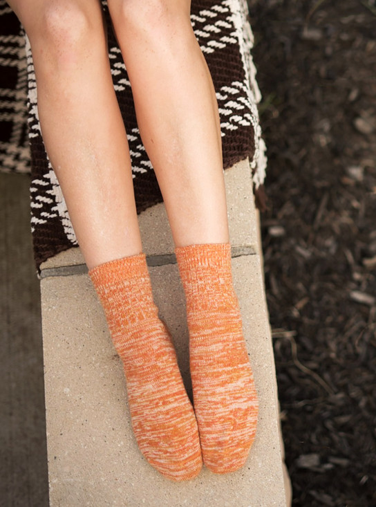 100% Alpaca Wool Socks - Marled Best Friend Sox - Made in the ...