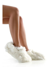 Alpaca Fur Comfort Slippers - Full Foot/Reversible Main
