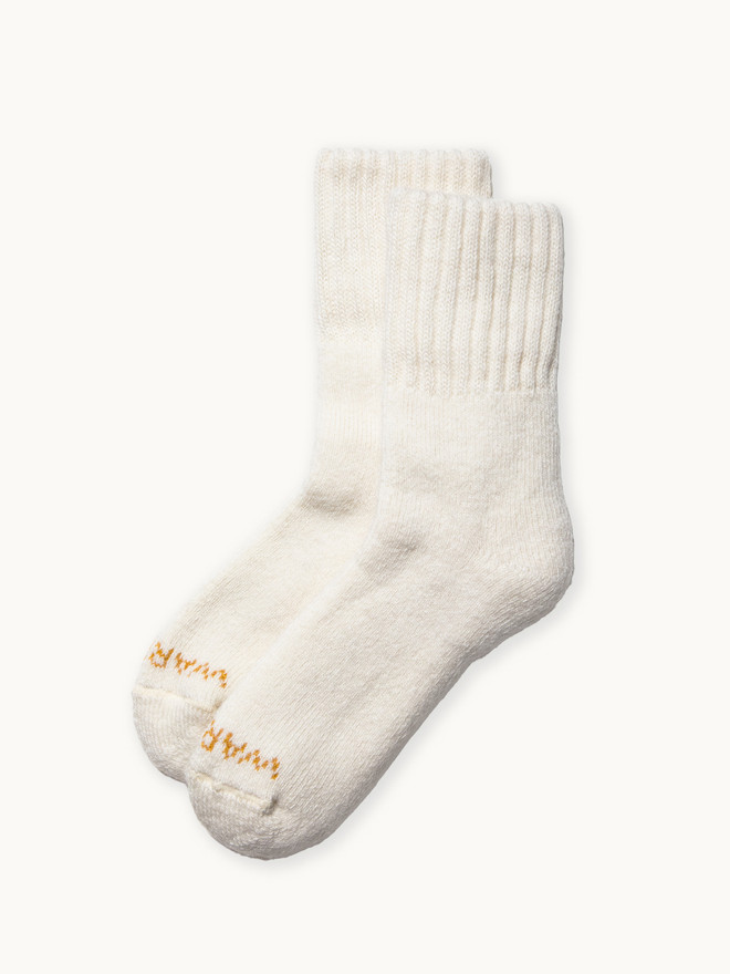 Toasty Toes Ultimate Alpaca Socks® Half Crew in natural