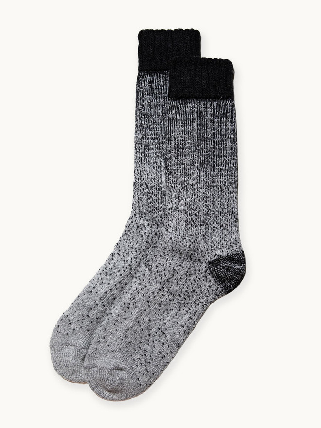 Toasty Toes Ultimate Alpaca Socks® in Confetti black
