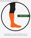 Warrior Alpaca Socks High Frequency 100% Baby Alpaca Dress Sox Illustration WSD2