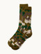 Camouflage Hunting Alpaca Crew Socks in multi