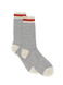 Red Stripe Throwback Alpaca Socks for Kids of Every Age - Flat.