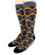 High Voltage Patterned Alpaca Crew Socks - Front